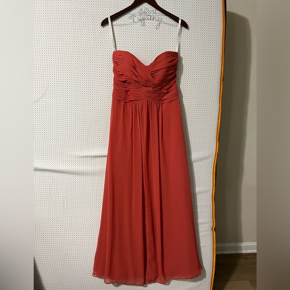 Bari Jay maxi bridesmaid dress - regular size 10/12 bridal size 16.